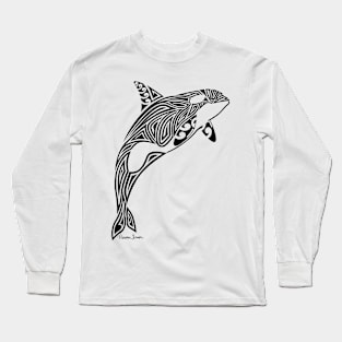 Tribal Orca Long Sleeve T-Shirt